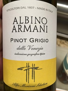 Albino Armani Pinot Grigio 2014